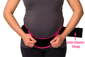 Baby Belly Pelvic Support - How to Use 2a
