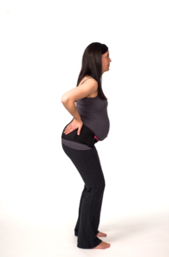 Baby Belly Pelvic Support - How to Use 3 Back